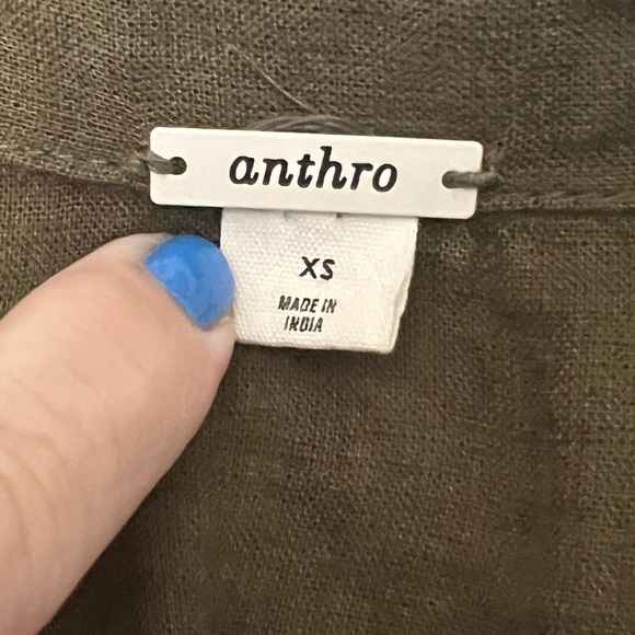 The Lucia Sheer Midi Dress by Anthropologie:
Linen Edition Button Front Shirt - Picture 5 of 6